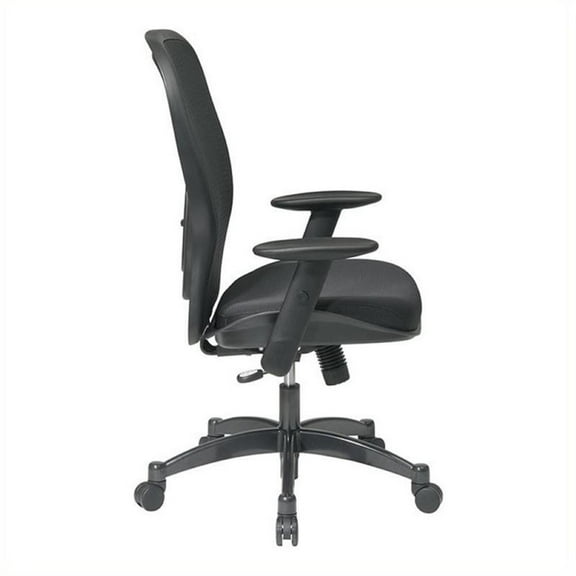 Scranton & Co Back Office Chair in Black