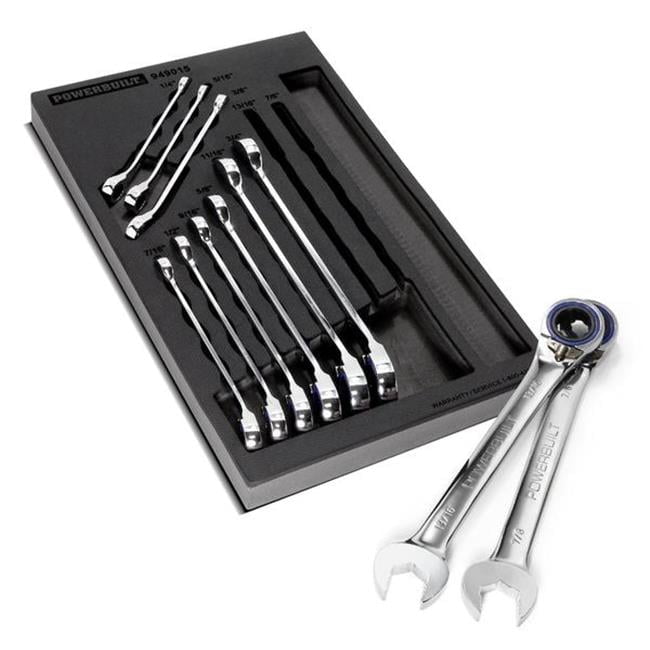 Williams ws-1168rc 8点リバーシブルRatcheting組み合わせレンチセット Williams 8 Piece SAE Reversible Ratcheting Combination Wrench Set