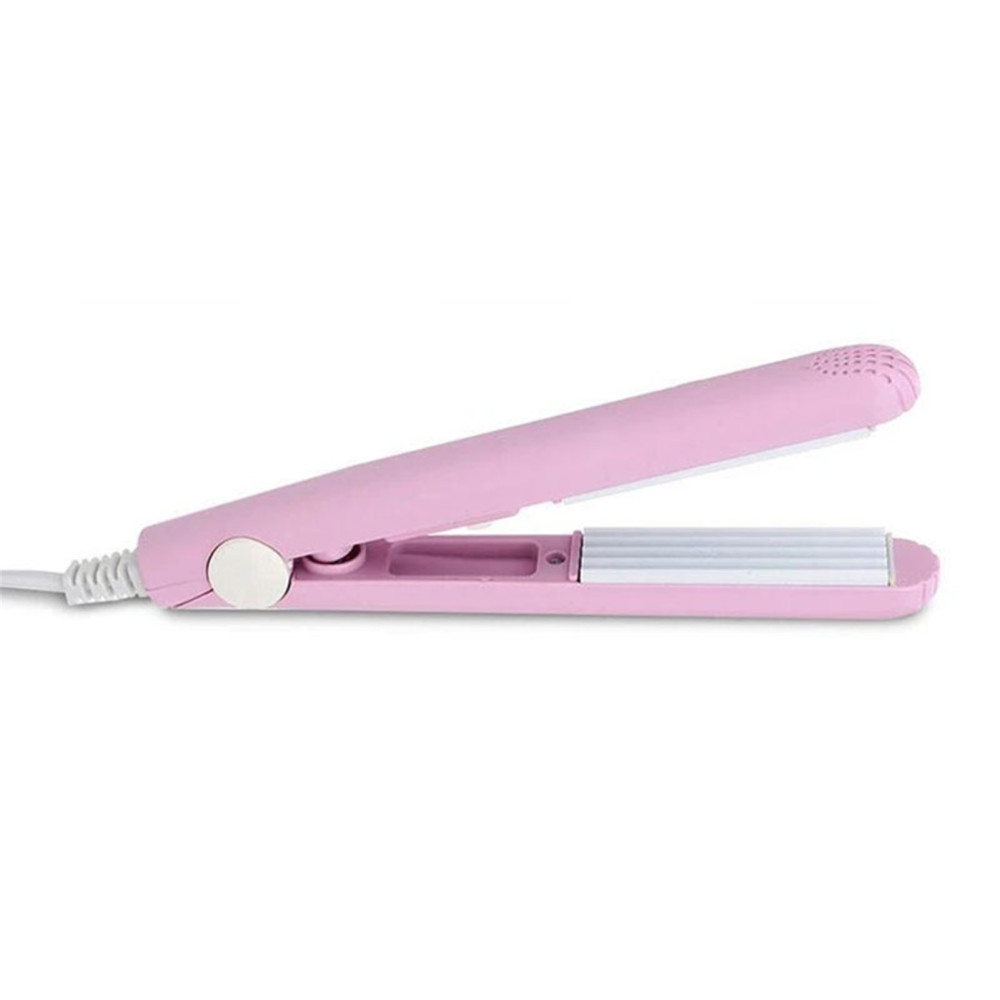Ceramic Mini Hair Curler Fast Heating Mini Flat Iron Curling Wand With