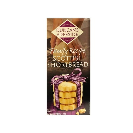 Scotland Hand Baked Butter Shortbread Cookie Box 7oz (Family Recipe) Family