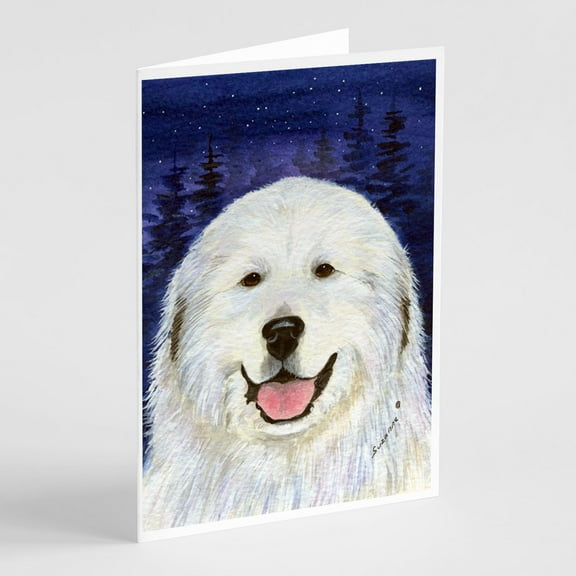 Great Pyrenees Greeting Cards and Envelopes Pack of 8