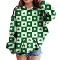 thumbnail image 4 of Staki Kids St Patricks Day Sweatshirt Toddler Girls Hoodies Kids Pullover Sweatshirt Casual Hoodies Sweatshirts Long Sleeve Shirts Tops 3-12Y(Dark Green,2-3 Years), 4 of 6