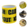 thumbnail image 3 of MasteelfCA 2 Rolls Caution Tape Danger Isolation Tape Weatherproof Yellow Caution Tape Roll (100M/roll), 3 of 7