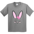 thumbnail image 3 of Inktastic Easter Bunny Girl Face Youth T-Shirt, 3 of 5