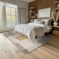 thumbnail image 2 of Milliken Residency Area Rug GRIDLOX Gridlox Beige Modern, 7' x 10', 2 of 5