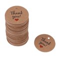 thumbnail image 1 of 100 Etiquetas de precio Con Cuerda Adjunta, Etiqueta de precio para Colgar de Papel Kraft Marrón, Mini Etiquetas Redondas para Joyería de Ropa Con orificio para Cinta Para Para Para, 1 of 8
