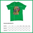 thumbnail image 5 of Tee Hunt Dean Russo Sweet Poodle T-Shirt Dog Pattern Puppy Adopt Pet Men's Tee, Green, Small, 5 of 5