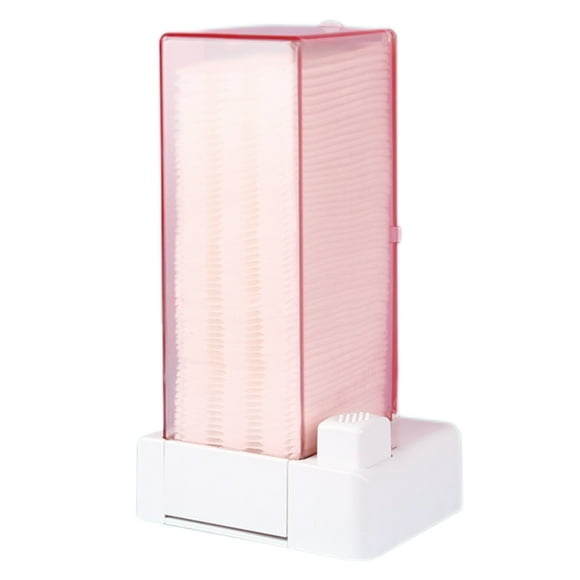 Dispensador de almohadillas de algodón, dispensador automático de almohadillas de algodón, organizador para almohadillas de algodón, soporte para algodón de maquillaje, claridad notable