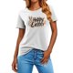 thumbnail image 5 of Mujeres Manga Corta de Verano Tops Pascua Impresa Cuello Redondo, Blusa de Moda Casual para la Primavera, 5 of 5