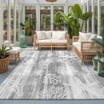 thumbnail image 2 of Large Area Rugs 5'x8', Grey Coastal Carpet Runner Indoor Outdoor Rugs Home Decor Aesthetic, Summer Ocean Sea Waves Starfish Corals Non Slip Mats Washable Accent Rug for Living Room Bedroom, 2 of 8