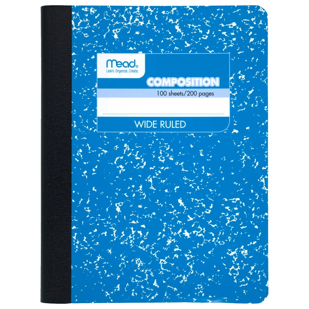 Mead Fashion Composition Book, Blue