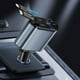 thumbnail image 1 of Cargador para Auto Lostrain Negro Carga Rápida 120W con Cables Retráctiles y Puertos USB para Androi, 1 of 7