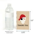 thumbnail image 3 of Big Dot of Happiness Beware of Pirates - Pirate Birthday Party Thank You Cards (8 count), 3 of 6