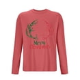 thumbnail image 3 of Generic Men's Cotton Crew Neck Long Sleeve Shirts Lightweight Casual Christmas Graphic Moisture Wicking Workout Tee Shirts, 3 of 3