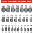 thumbnail image 2 of 25Pcs Screw Extractor Set Hex Head Multi-Spline Easy Out Bolt Extractor Tool, Chrome Molybdenum Alloy Steel Heavy Duty EZ Out Rounded Screw Remover, Cool Gadgets Gifts for Men, 2 of 7