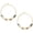 Gray, variant on Natural Stone Beaded Hoop Earrings for Women, Boho Handmade Lightweight Hypoallergenic Trendy Summer Beach Accessories Fashion Jewelry Gift[n9015]