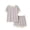 Brown, variant on Kaemgyyd 2 Piece Lounge Sets for Women Summer Striped Crew Neck Top Shorts Matching Sets Color Block Sleepwear(Green,X-Large)