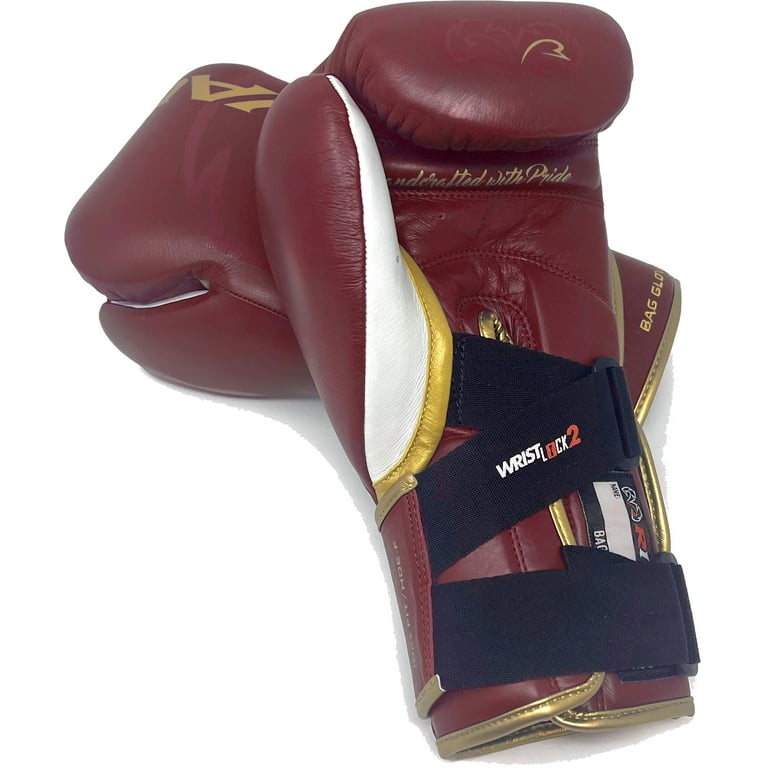 最終価格 RIVAL BAG GLOVE 白＆金 10oz Rival Boxing RFX-Guerrero-V SF-H Bag Gloves - 10 oz. - White