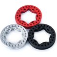 thumbnail image 3 of RCLIONS 4pcs 2.2inch RC Beadlock Wheel Rim Replacement Ring Aluminum Metal for 1/10 RC Crawler Car 2.2" Wheels (Black), 3 of 11