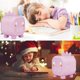 thumbnail image 5 of (Pink) Alarm Clock Kids Girls Boys LED Digital Alarm Clock, Dinosaur Digital Alarm Clock, Adjustable Volume Timer, Snooze Night Light USB Rechargeable Alarm Clock, 5 of 5