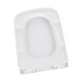 thumbnail image 1 of Siège de Toilette Ovale Universel Blanc WC Fixations de Sièges de Toilette Forme Carrée Robuste, 1 of 8
