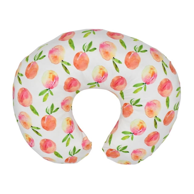 Funda de almohada de lactancia en forma de U para bebé, funda de almohada estampada desmontable y multifuncional, funda de almohada para lactancia materna, extraíble y lavable