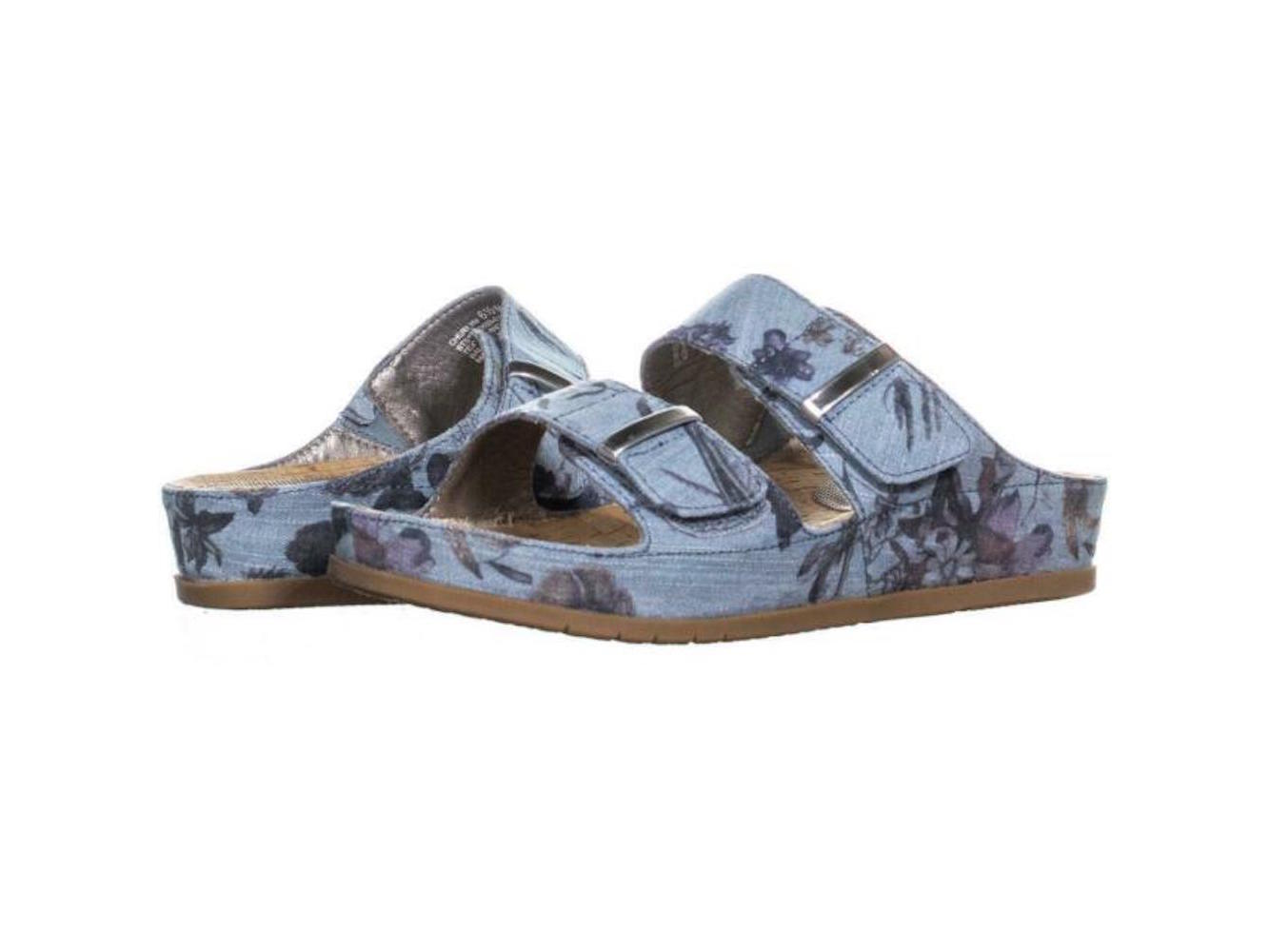 bare traps cherilyn slide flat sandals