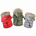 thumbnail image 4 of Winter Small Large Dogs Clothes Wear Jacket Costume Chihuahua Coats Yorkshire For Pets Clothing With Caps8, 4 of 6
