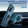 thumbnail image 5 of Designed for Samsung Galaxy A52 5G Case, Military-Grade Drop Protection, Shockproof Phone Case Cover, Magnetic Car Mount Ring Kickstand Bumper Hard Case for Samsung Galaxy A52 5G,Blue, 5 of 8