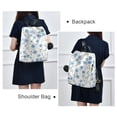 thumbnail image 4 of FORMRS Women's Travel Backpack Purse Anti-Theft Hidden Pockets Casual Shoulder Bag, Forget Me Not, 4 of 7
