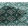 thumbnail image 4 of oneOone Viscose Chiffon Fabric Ogee Flame Stitch_Printed Craft Fabric BTY 42 Inch Wide, 4 of 4