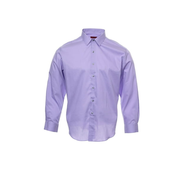 Alfani Alfani Men's Light Purple Button Down Shirt