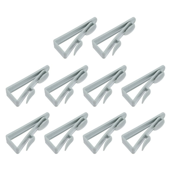 unbranded 10 Pcs Cabinet Door Hook Supplies Hooks Punch-free Hooks 9x3.2cm Blue