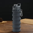 thumbnail image 2 of TheFound Portable Collapsible Silicone Water Bottle with Lid Foldable Kettle, 2 of 5