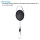 thumbnail image 4 of Retractor de pesca, paquete de 6 accesorios para pesca con hebilla de rotación de 360 grados, negro, 4 of 5