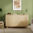 thumbnail image 2 of GloryStar Modern Fluted Sideboard Cabinet with Storage, Adjustable Shelves and Doors, Buffet Console for Kitchen or Dining Room, 2 of 7