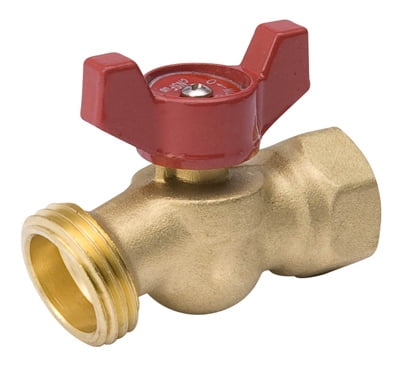 Homewerks 119-2-34-34 No-Lead Full Port Ball Valve with Drain with 1//4-Turn Female Thread x Female Thread Brass 3//4-Inch