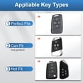 thumbnail image 2 of Key Fob Cover Compatible with Fit for Volkswagen Tiguan Atlas Jetta Passat Golf Alltrack Soft TPU Remote Key Shell Case Keychain Case Holder Protector, 2 of 5