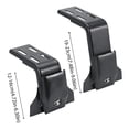 thumbnail image 3 of Heavy Duty Roof Rack Bracket, 4.72-9.06 Inch Adjustable Height, Secure Gutter Mount for SUVs and Trucks, Reliable Support for Travel Gear and Outdoor Equipment, 3 of 8