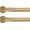 Warm Gold, variant on 2 Pack 1Inch Diameter Wrap Around Curtain Rods, 28-48Inch Adjustable Length Room Darking Curtain Rods with Aluminum Finials and Brackets, Antique Bronze