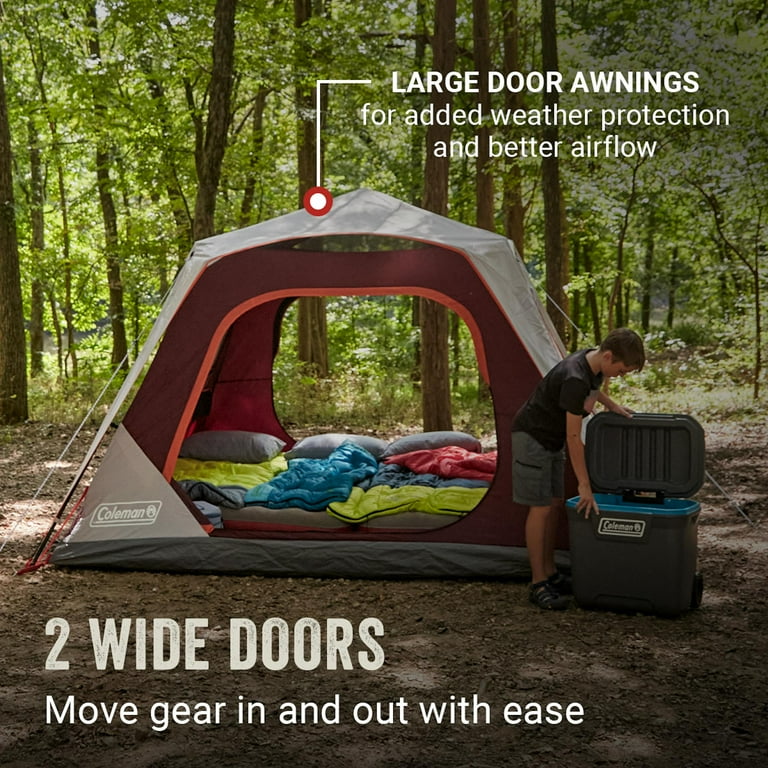 Coleman, Camping Tent, Skylodge‚Ñ¢ 6-Person, Instant Setup
