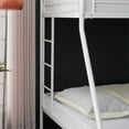 thumbnail image 6 of Zimtown Twin over Full Metal Bunk Beds with Daybed,Bed with Trundle, Bed Frame,White, 6 of 11