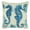 Navy Blue, variant on Saro Lifestyle Down Filled Sea Horse Throw Pillow
