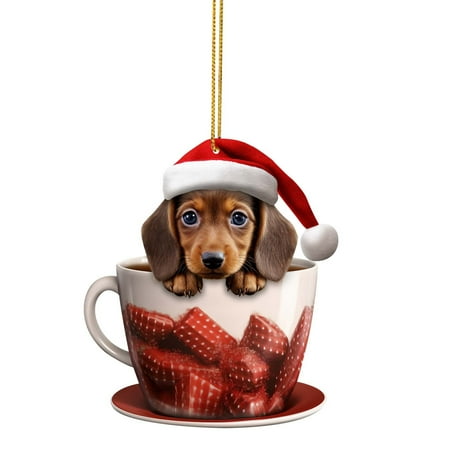 

Sweet Cup Dog Decorative Hanging Indoor Decorative Hanging Fun Acrylic Hanging Christmas Decorations 2024 Clearance