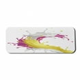 thumbnail image 1 of Colorful Computer Mouse Pad, Mixed Fruit Drink Splash Photo Strawberry Banana Milk Fountain, Rectangle Non-Slip Rubber Mousepad Large, 31" x 12" Gaming Size, Pink Yellow and White, by Ambesonne, 1 of 2
