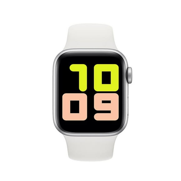 Joywa Nouveau 2021 Kudo Mart Smart Watch Tracker de Fitness Moniteur de Fréquence Cardiaque Montres pour Android et iPhones iOS (KMX8 44mm Blanc)