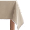 thumbnail image 2 of Lenox French Perle Solid Tablecloth, Natural - 60"W x 84"L, 2 of 3