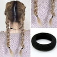 thumbnail image 2 of Hair Ties Elastic for Baby, (White and Black) Small 100 pices, 2 of 4