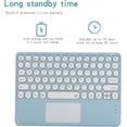 thumbnail image 4 of Touchpad Keyboard Case & Wireless Mouse for Huawei MatePad 11.5 S (2026, 11.5"), 2 Screen Protectors，Blue, 4 of 5