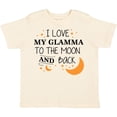 thumbnail image 3 of Inktastic I Love My Glamma To The Moon and Back Boys or Girls Toddler T-Shirt, 3 of 5